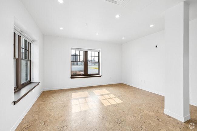 2BR, 2BA - 1,183SF - Living Room - The Harrison Building