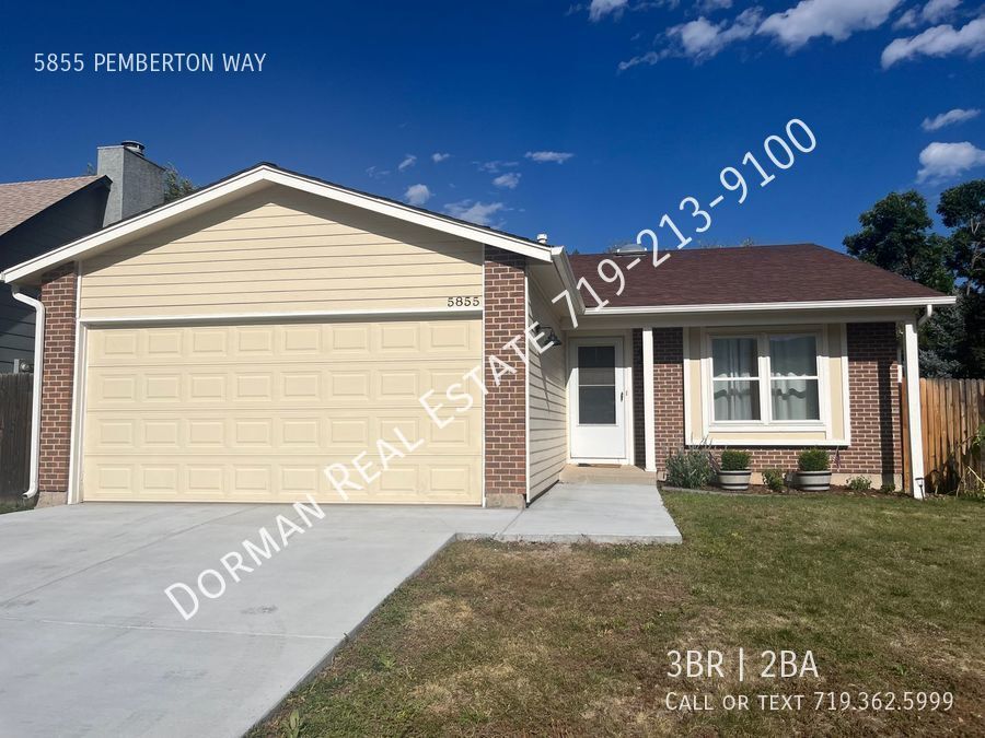 5855 Pemberton Way, Colorado Springs, CO 80919 House Rental in