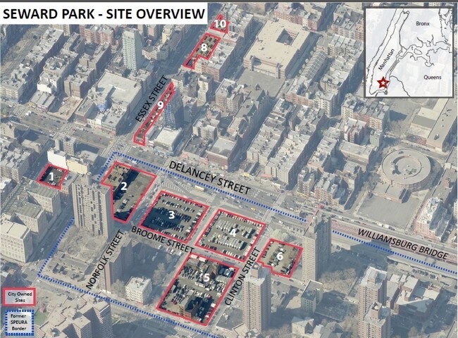 Aerial - One Essex Crossing