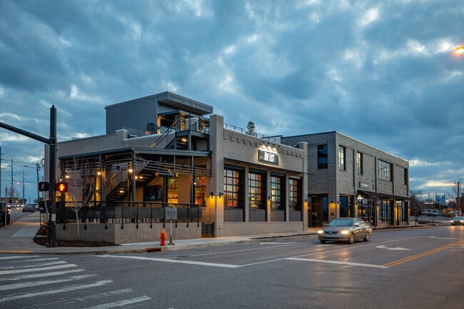 Woodland Street features a variety of restaurants and bars