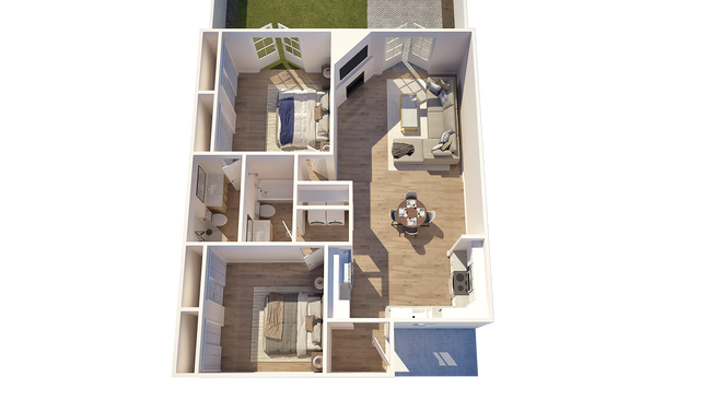 Building Photo - 2 bed 2 bath Townhome in Central Phoenix!! Gated and Pool!