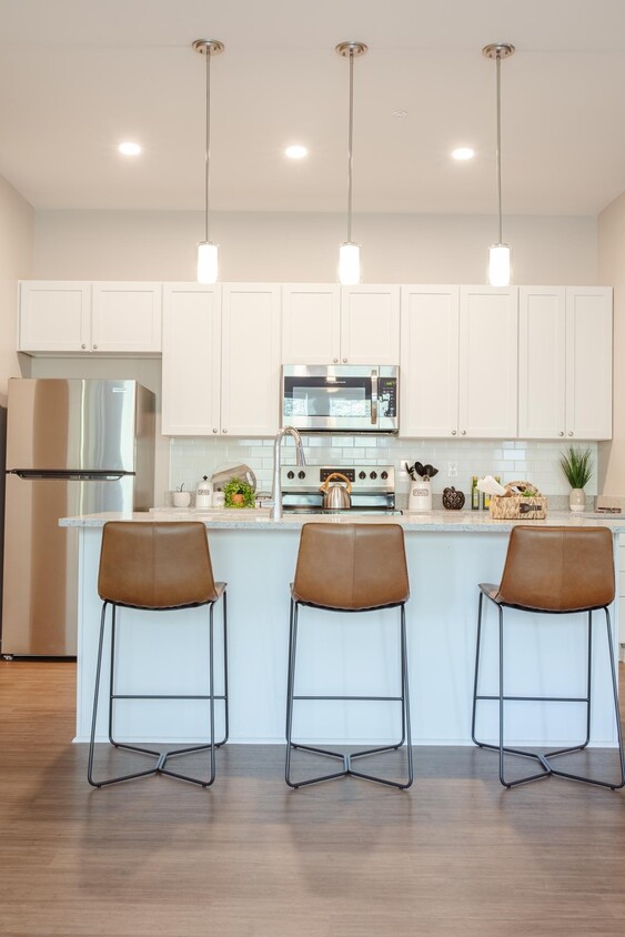 Cocina moderna | Apartamento en alquiler en Cincinnati, Ohio | Las residencias de MQ - The Residences at MQ