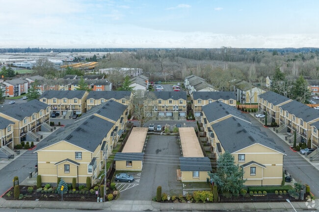 Aerial Context - Gravelly Lake Brownstones