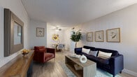 This thoughtfully designed single-floor residence in Citrus Heights, California, offers a comfortable and functional layout across a well-utilized footprint. Light wood-style flooring runs throughout, creating a cohesive and airy feel from room to room.

The open-concept living and dining area serves as the heart of the home, bathed in natural light from a front-facing window that looks out onto greenery. A ceiling fan adds comfort overhead, while the space flows seamlessly into the dining nook and kitchen. The galley-style kitchen is efficiently arranged with white cabinetry, light countertops, stainless steel appliances including a range and refrigerator, and a dishwasher — offering ample functionality in a compact design.

The spacious primary bedroom accommodates a large bed with ease and features multiple windows that invite natural light, creating a bright and restful retreat. Two closets provide generous storage throughout the unit.

A dedicated office with its own window offers a quiet, well-lit workspace — a practical bonus for remote work or study. The full bathroom features a single-sink vanity with white cabinetry, a large mirror, and clean, neutral finishes. A hallway connects the rooms, lending the layout a sense of privacy and organization. Textured ceilings and neutral wall tones complete the understated, move-in-ready aesthetic.