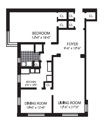 1BR/1BA - The Hyde Park