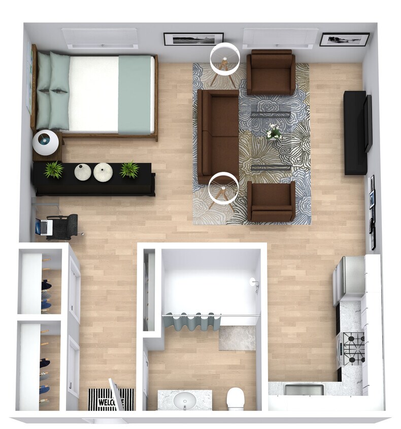 Plano de planta - Morada Apartments