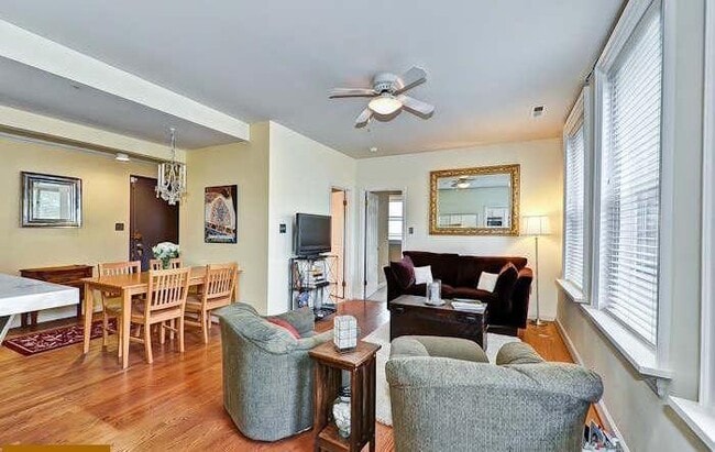 Open plan living area - 1930 18th St NW
