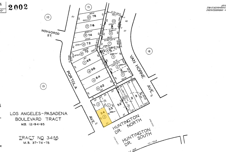 Plat Map - 5073 Huntington Dr N