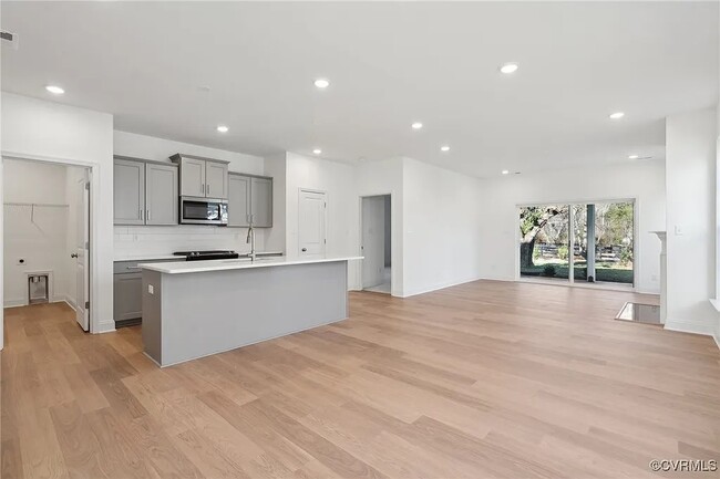 Kitchen and Downstairs Living Room - 236 Amburn Ln