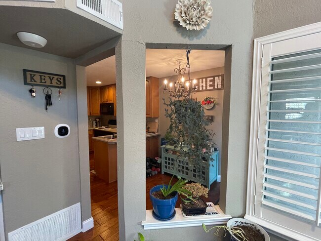 Kichen with updated appliance ( microwave, refrigerator) - 821 Dublin Dr