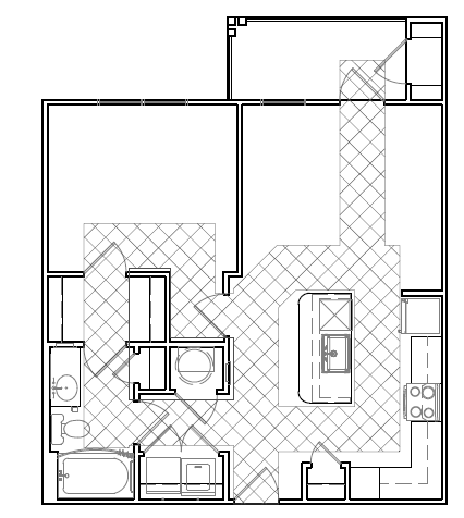 Plano de planta - The Grand at Oak Grove