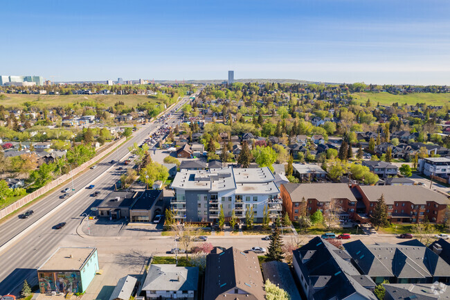 Aerial Photo - Upper West Apartments