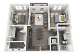 2 Bedroom 2 Bath