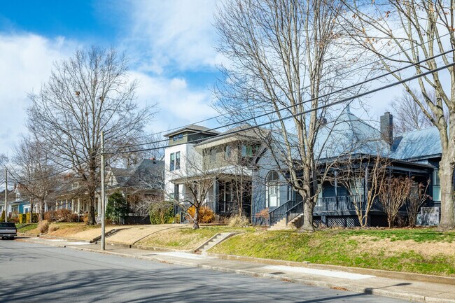 A residential street in Five Points