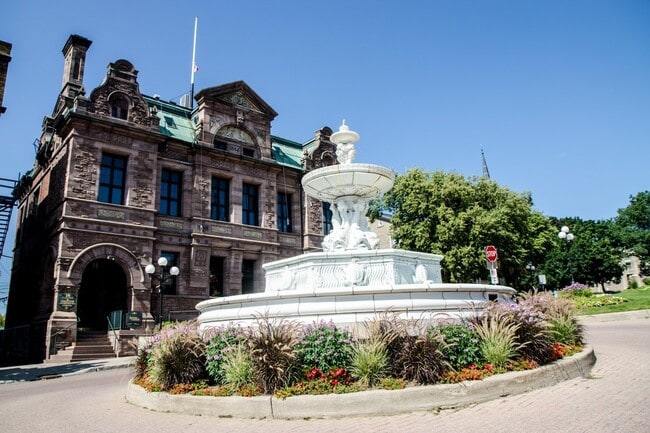 The historic Fulford Fountain in downtown Brockville.