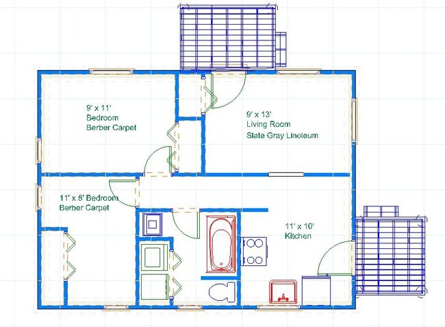 Floor Plan - 210 Madison Rd