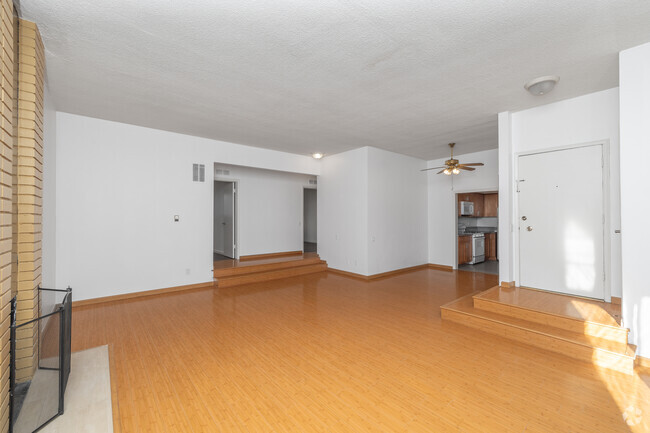 2BR, 2BA - 1,200SF - Living Room - 1651 Camden Ave