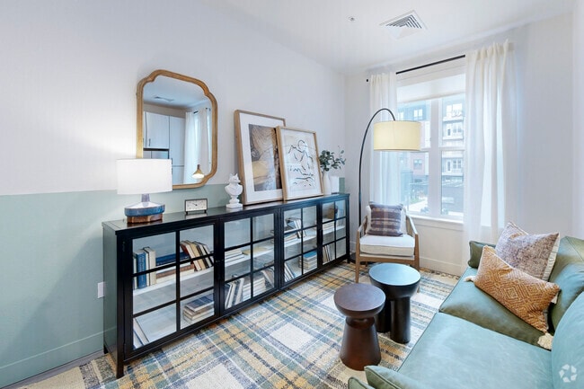 Studio - 575SF - Living Room - Ironworks on Fox Apartments