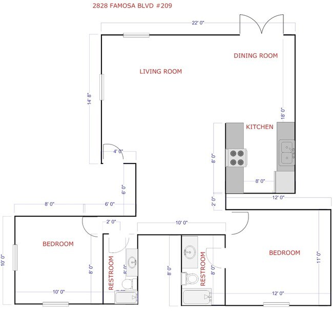 Foto del edificio - 2828 Famosa Blvd