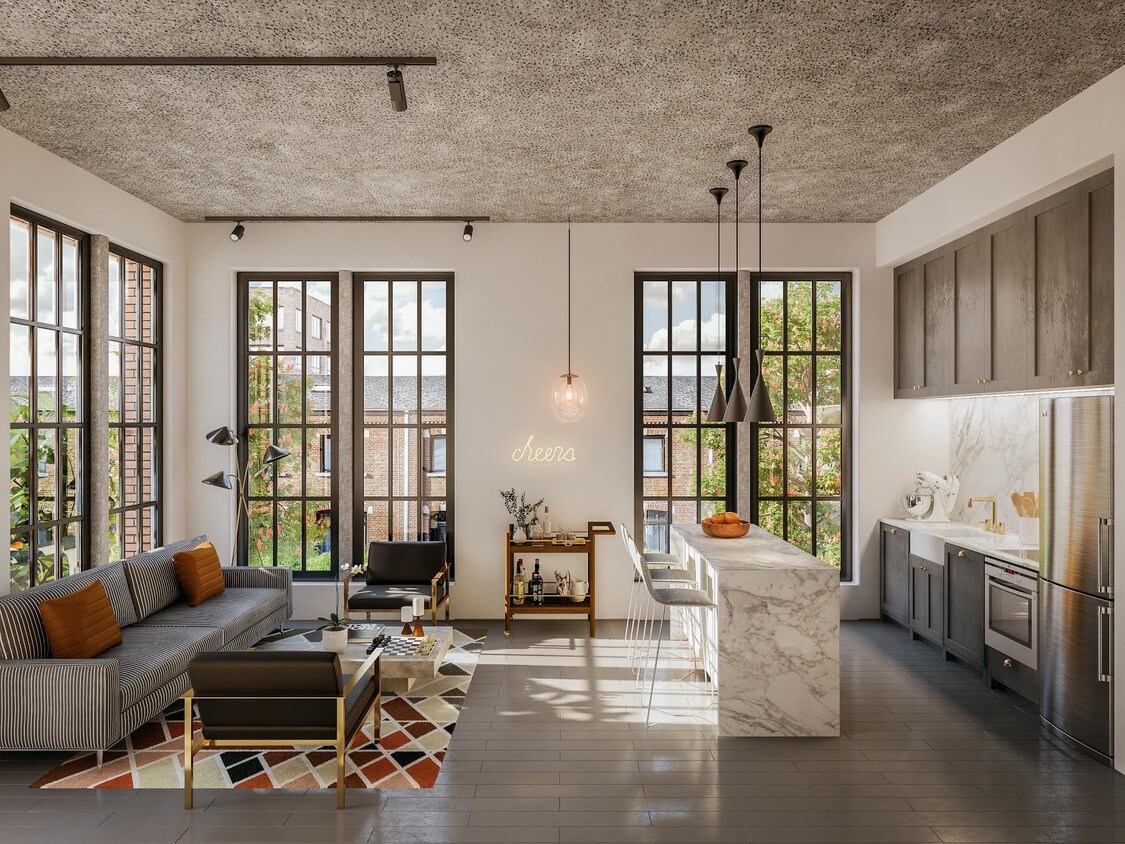 living room - 816 N Calvert St