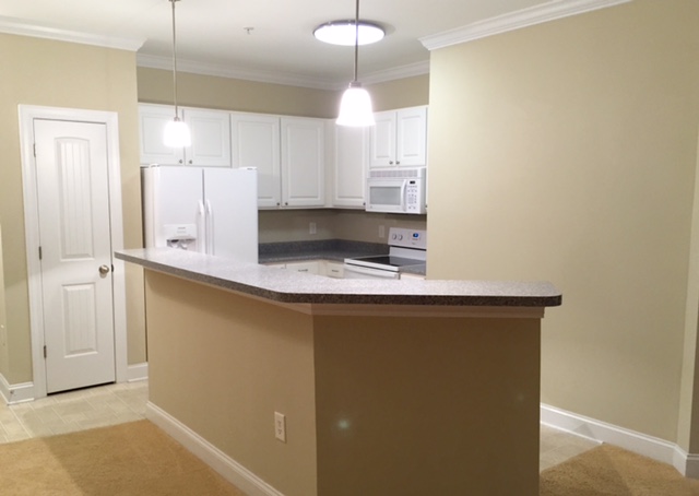 Kitchen, brand new stove and refrigerator - 200 Gateway Condos Dr