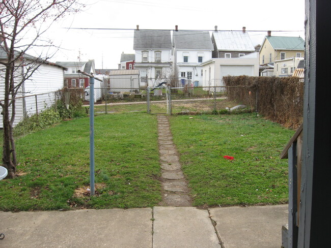 yard from balcony - 551 W Church St