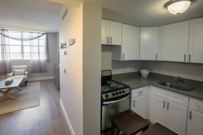 Kitchen - Lakeview Tower-62+ Community