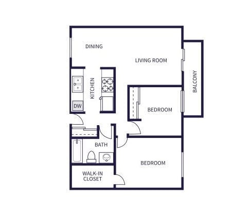 Floorplan - Bayside Apartments