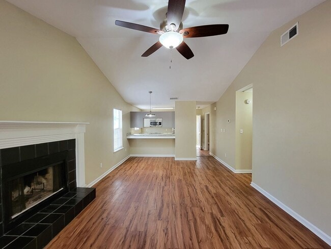 Photo - 2 bedroom duplex for rent right away off E Mahan, wood floors and fireplace for $1450 per month Townhome