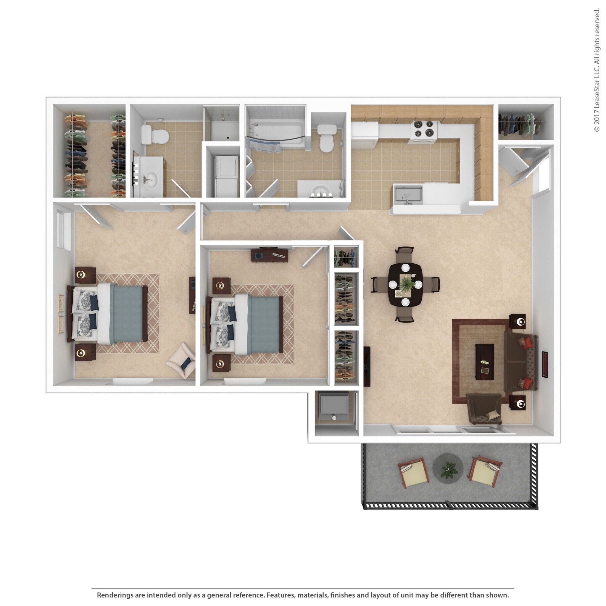 Aspen Lake – 2 BD Traditional