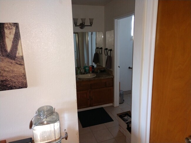 Vanity with large mirror - 1408 Hedionda Ave