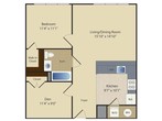 1 Bed/ Den B3