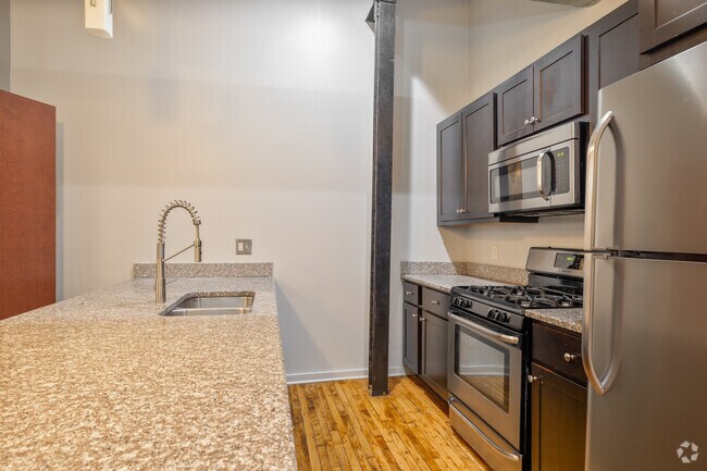 2 habitaciones, 2 baños - 111-112 m² - Cocina - Cascade Lofts