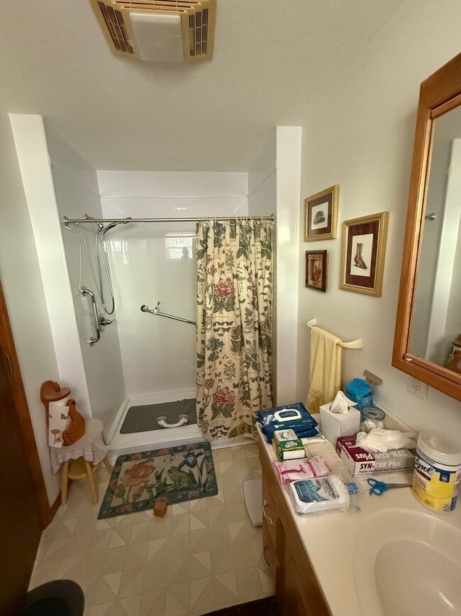a bathroom off one of the Master's - 1121 Linville Creek Rd