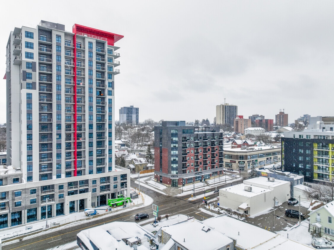 Aerial Photo - 387 King St E