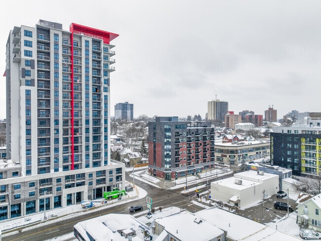 Aerial Photo - 387 King St East