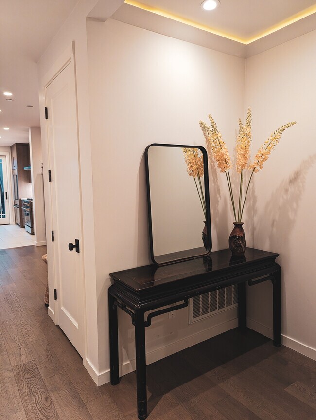 Entry to Unit with Storage Closet - 223 Grand Ave