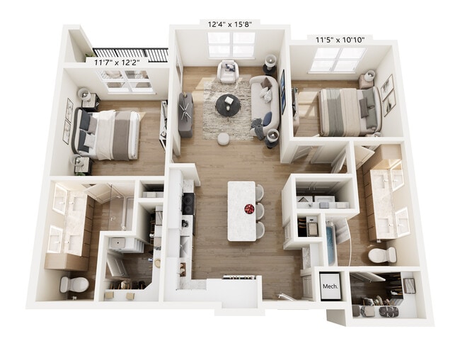 Floorplan - Lenox Katy Grove