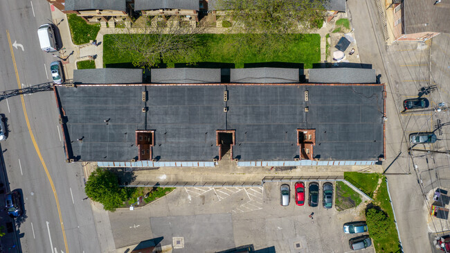 Aerial Photo - North High Street Apartments