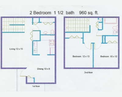 Casa adosada de 2 habitaciones - Pinehurst Townhomes