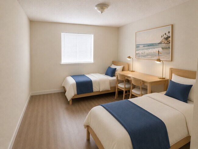Floor Plan C 2nd Bedroom - Veteran Plaza