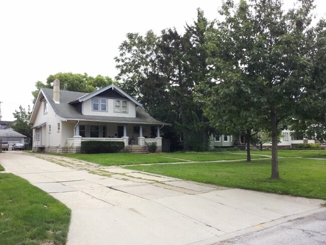 100 blocks from Downtown Cleveland about a 30 min bus ride. Bus stop is a 2 min walk from house - 3211 West Blvd.