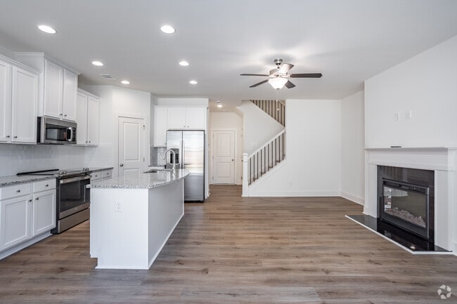 3BR, 2.5BA - 1,745SF - Kitchen/Living Room - Westfield Townhomes