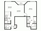 1 Bed/1.5bath