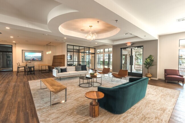 Clubroom sitting area with couches - Monterey Ranch