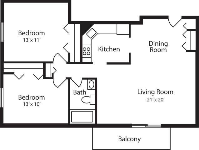 Hummingbird Pointe & The Gardens – Hummingbird 2 Bedrooms Corner