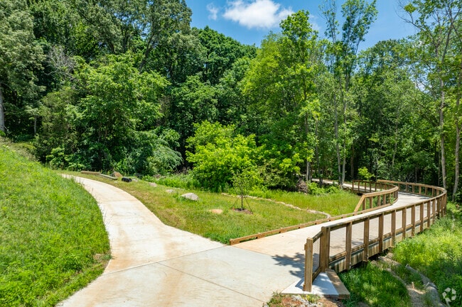 Torrence Hill Greenway has lots of options for journey through Huntersville.