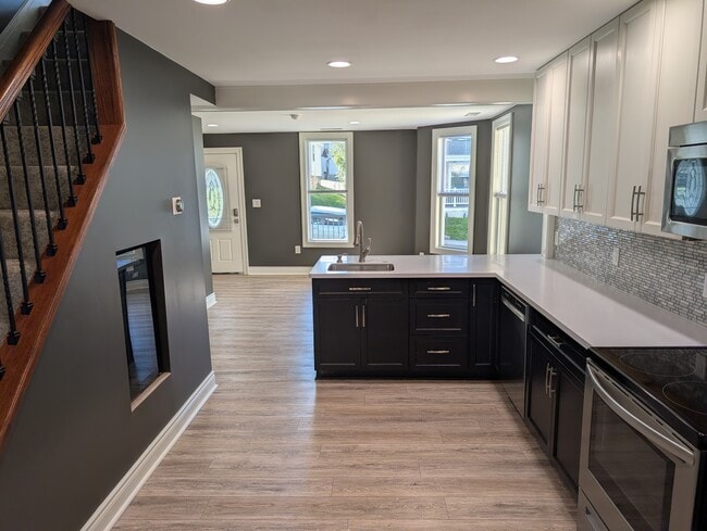 Kitchen into living room - 307 Fairview Ave