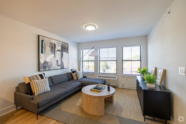 1BR, 1BA - 582SF - Living Room - Meridia Roselle Park 10
