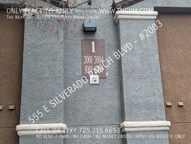 Foto del edificio - 555 E SILVERADO RANCH BLVD #2003